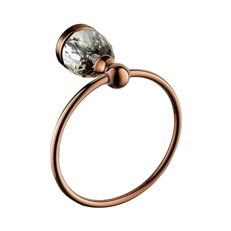 Free Shipping Towel Ring Solid Brass Copper Rose gold Finished Bathroom Accessories Products ,Towel Holder,Towel bar luxury brass gold towel ring towel holder towel bar bathroom accessories free shipping