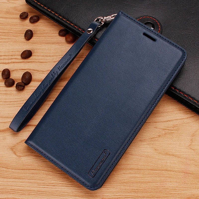 Case de Couro da Aleta para Huawei Slot para Cartão Hanman Menor Companheiro 30 Pro Lite Pendurar Corda Série Carteira Capa 10 Pçs 18 Estojos p carteira