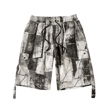 Новые модные камуфляжные мужские хлопковые шорты-шаровары мужские повседневные короткие брюки шорты-бермуды 5XL