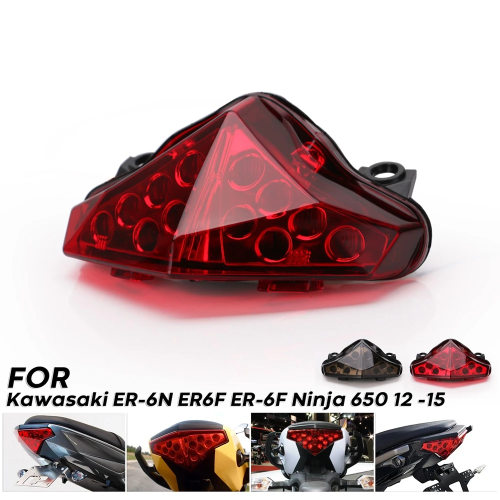 

SPEEDPARK Motorcycle Rear Tail Light Brake Turn Signals Integrated Led Light For Kawasaki Er6N Er6F Ninja 650 Ex650 2012-2016