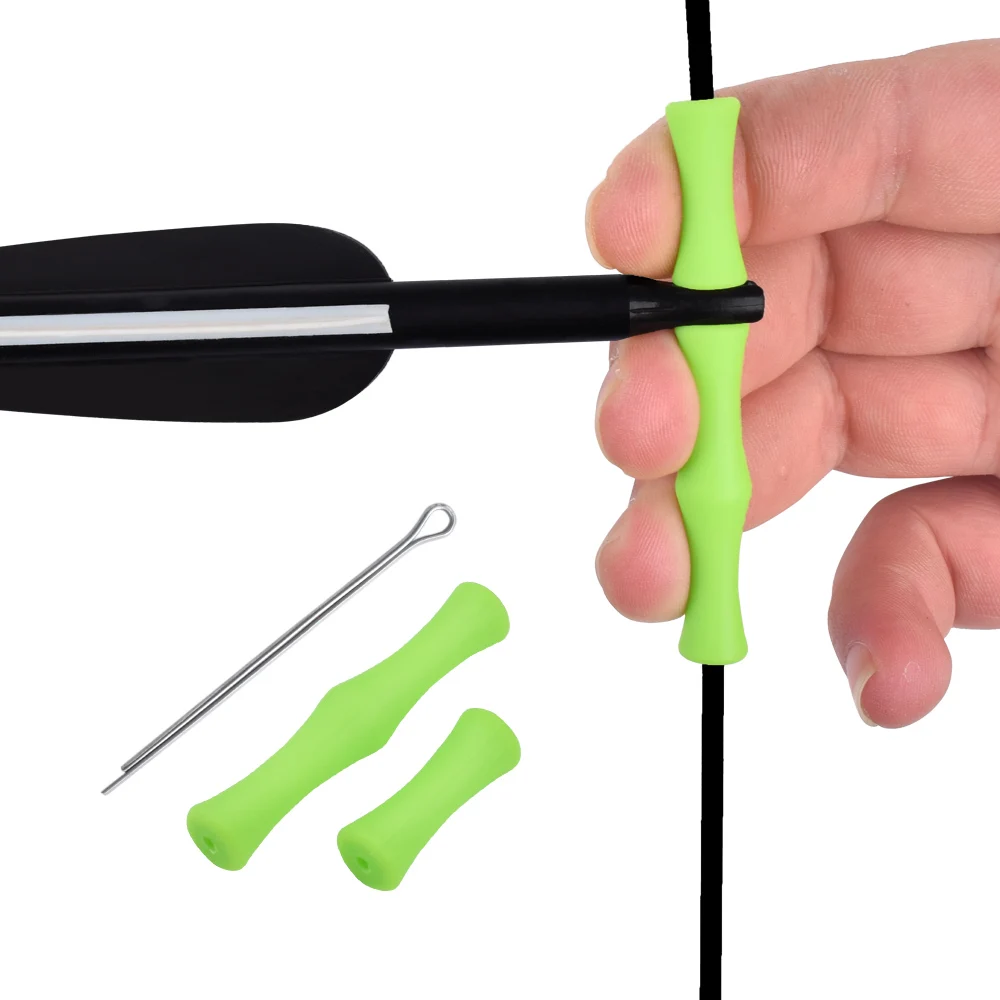 

1X Bow String Finger Tab Archery Bow Protective 5 Color for Release Recurve Bow Shooting Hunting Outdoor Sport