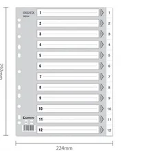 Comix IX894 бумага индекс карты A4 11 отверстий для документов Файл дисплей