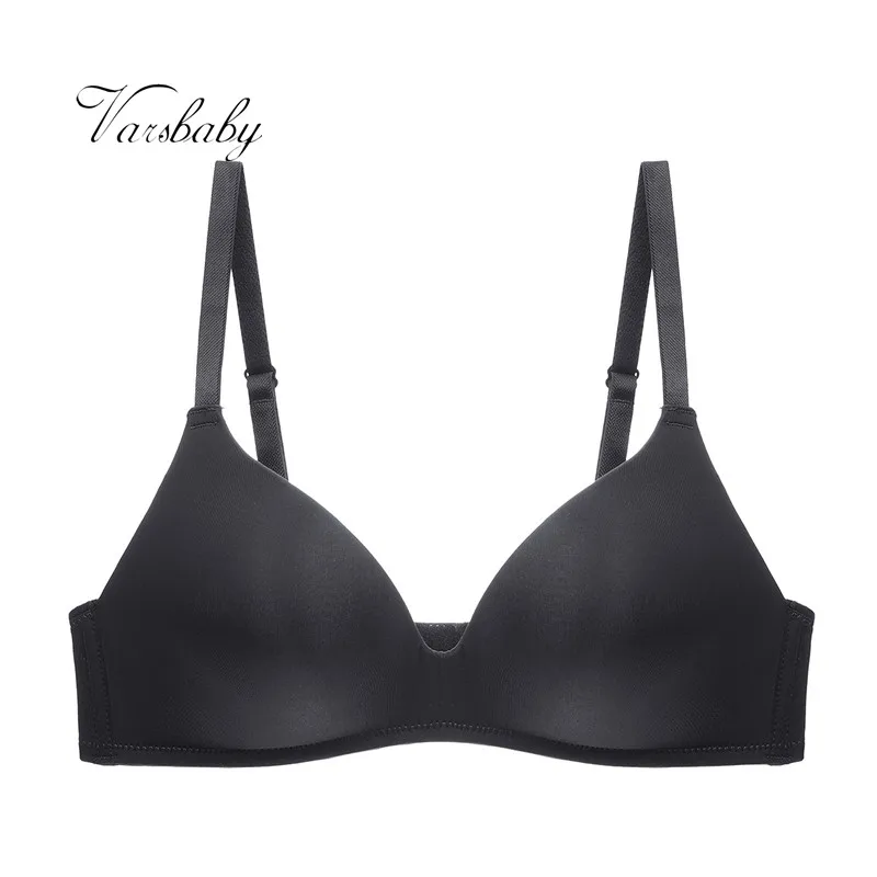 

Varsbaby women's sexy seamless push up underwear wire free back closure bras