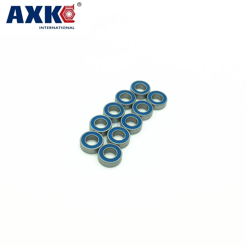Axk 10 шт. 8x12x3 5 мм Mr128 2rs Abec3 синий резиновый подшипник для уплотнения подшипников