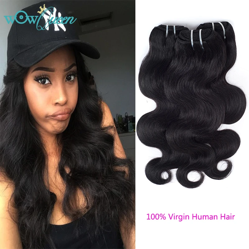 

Malaysian Virgin Hair Body Wave Mink Human Hair Weave 4 Bundles Malaysian Body Wave Ms Lula Hair Extension Wow Queen Prdoucts
