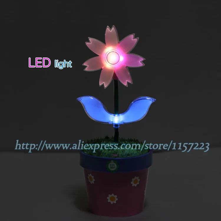 LED музыкальный подсолнечника Электронные игрушки Пение и Танцы мигает цветы игрушка подарок на день рождения для девочки