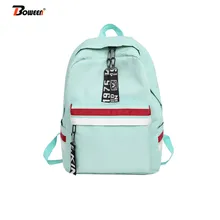 Подростковый нейлоновый школьный рюкзак для девочек-подростков розовый рюкзак женская сумка школьная повседневная школьная сумка большой емкости bookbag