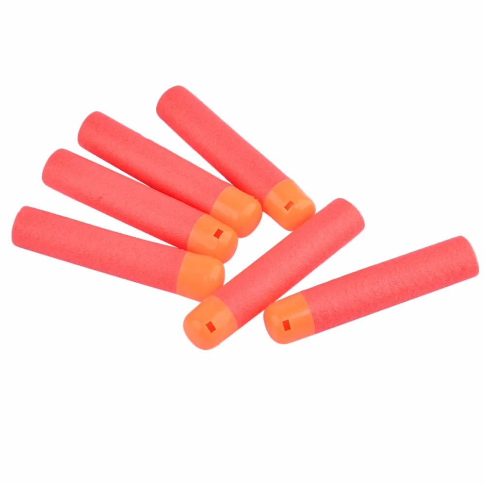 EVA 30Pcs 9.5cm Red Sniper Rifle Darts Bullets for Nerf Mega Kids Toy Gun Foam Refill Darts Big Hole Head Bullets Gift Pistol