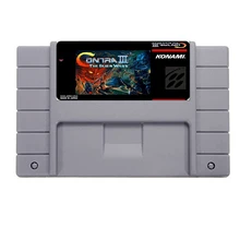 Venda quente 16bit 46pin super cartão de jogo-contra 3 as guerras alienígenas