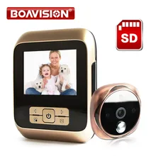 Peephole Door Camera 3.0 Inch Color Screen With Door Bell LED Lights Electronic Doorbell Door Viewer Home Security Camera