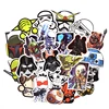 Hot 100 Pcs Anime Stickers for Laptop Skateboard Motorcycle Home Decor Car Styling Vinyl Decals Doodle Cool DIY Sticker ► Photo 3/6