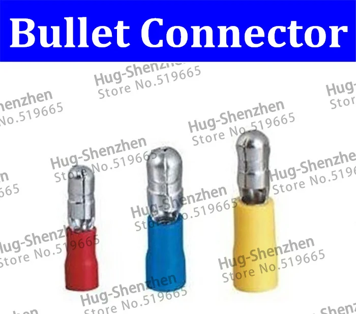 100PCS Bullet Connector Insulated Crimp Terminals for Electrical &amp Wiring4 22-16AWG | Обустройство дома