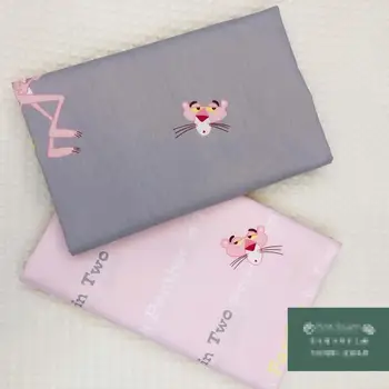 

100*160cm Pink leopard Cotton Sewing Fabric DIY Handmade Material Hometextile Patchwork Tissue Tilda Doll