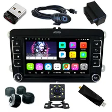 ATOTO A6 Android Автомобильный gps навигатор стерео/для выбранных VW Volkswagen& Skoda/2* Bluetooth/Премиум A6YVW710PB/Авто мультимедийное радио