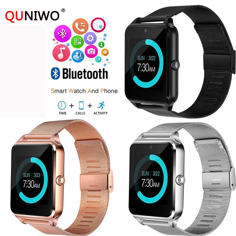 Baratos Reloj inteligente GT08 para hombres con llamada telefónica Bluetooth 2G GSM SIM TF cámara de tarjeta Smartwatch Android reloj inteligente PK DZ09 reloj