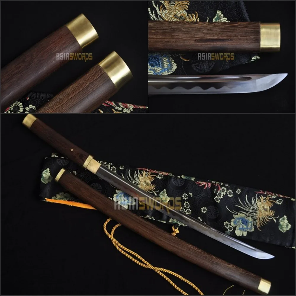 Free Sword Bag 100 Real Hand Forged 1095 T10 Spring Steel Japanese Samurai Katana Sharpened Warrior
