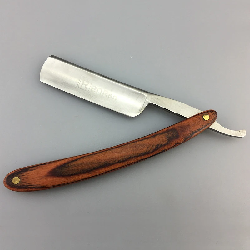 

High-end Professional Manual Straight Razor Men Beard Shaver Facial Hair Eyebrow Beard Remover Handmade Shaver Tool 045-e