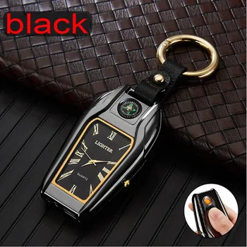 

Multifunctional watch USB cigarette lighter flashlight