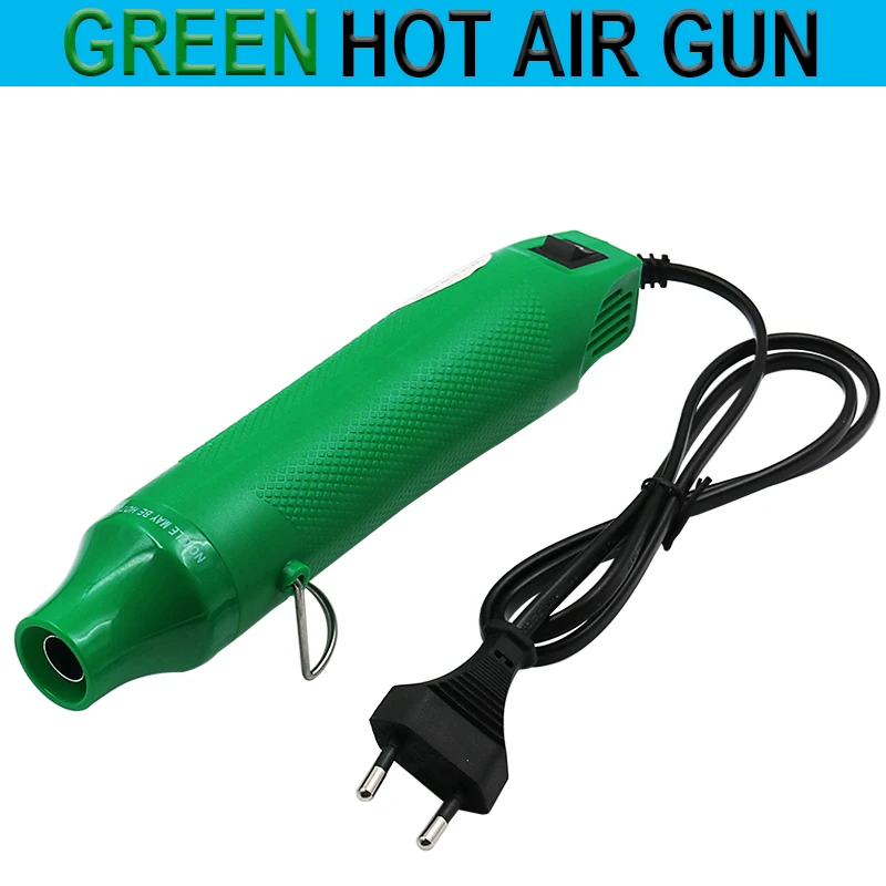 color 220V DIY Using Heat Gun Electric Power tool hot air 50hz 300W temperature Gun with supporting seat Shrink Plastic DIY tool 3
