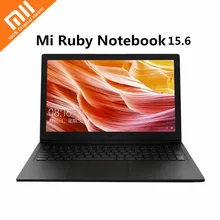 Ноутбук Xiaomi Mi Ruby, 15,6 дюймов, ноутбук с ОС Windows 10, четырехъядерный процессор Intel Core i7-8550u, 8 Гб ОЗУ, 512 Гб SSD, ноутбук