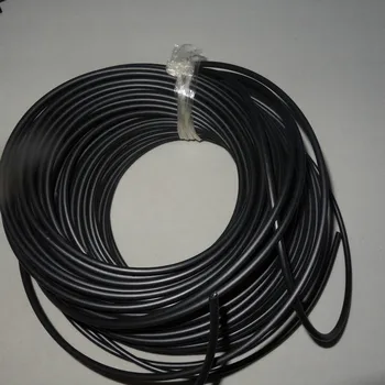

PMMA optical fiber coated with Black Sheath Inner diameter 2.0mm(3.5mm outer diameter) for Showcase