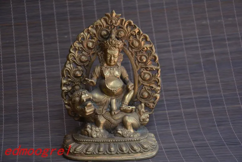 

Старинная медная резьба в стиле старой династии QingDynasty -- Будда #3, ручные поделки, лучшая коллекция и украшение, бесплатная доставка