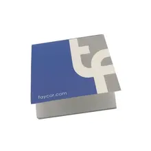 Пользовательские печати полноцветные логотип самоприлипающие подарочные бумажные стикеры для заметок