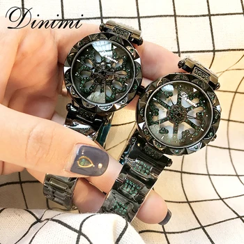 

Dimini Fashion Women Watches Diamond Luxury Lady Watch Quartz Wrist Watch Stainless Steel Gold Ladies Watches Gifts Dropshipping