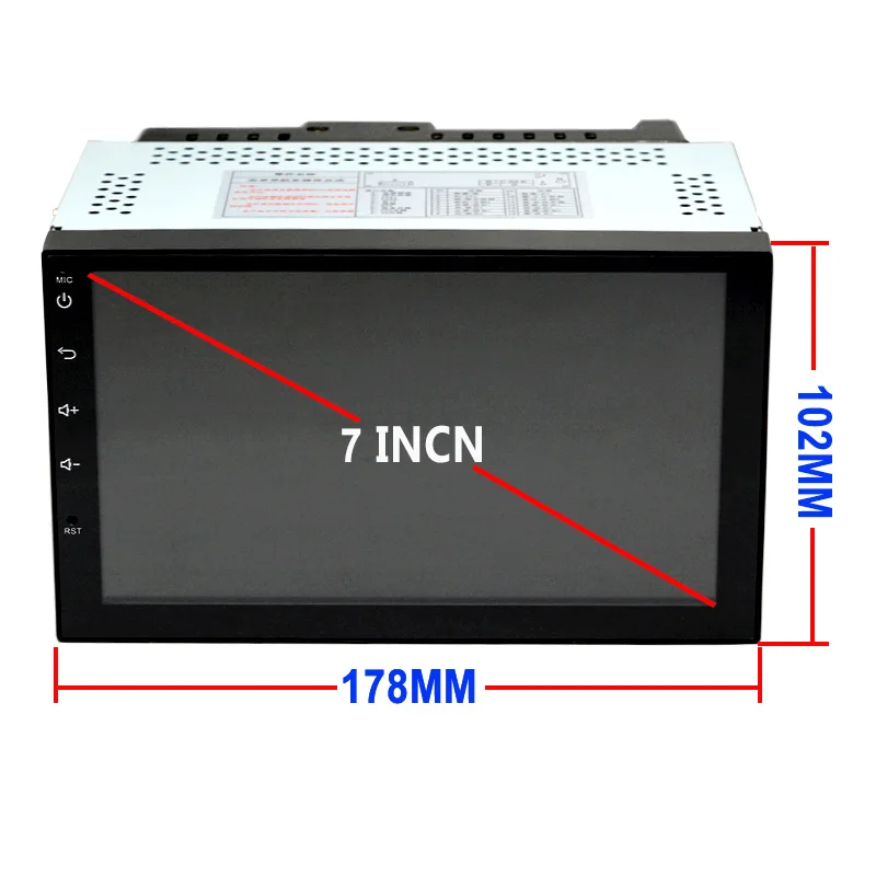 Clearance Funrover 7" 2g 32g Auto Radio 2 din Android Car Dvd Player Universal headunit multimedia gps Navigation Video Wifi Stereo RDS FM 5