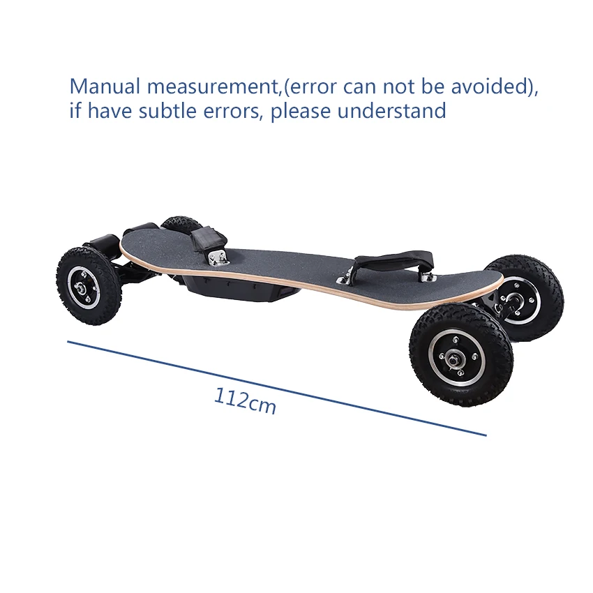 Четырехколесный Электрический скейтборд с двойным мотором 1200 Вт Мощный электрический Лонгборд скутер увеличенная доска Электронный скутер Ховерборд деревянная доска