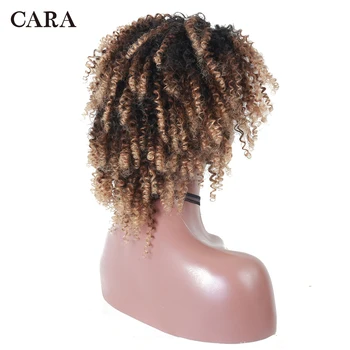 

Glueless Brazilian 4X4 Closure Lace Front Wig Curly Human Hair Wigs For Women Pre Plucked 1b/4/27 Omber Blonde Remy Wigs CARA