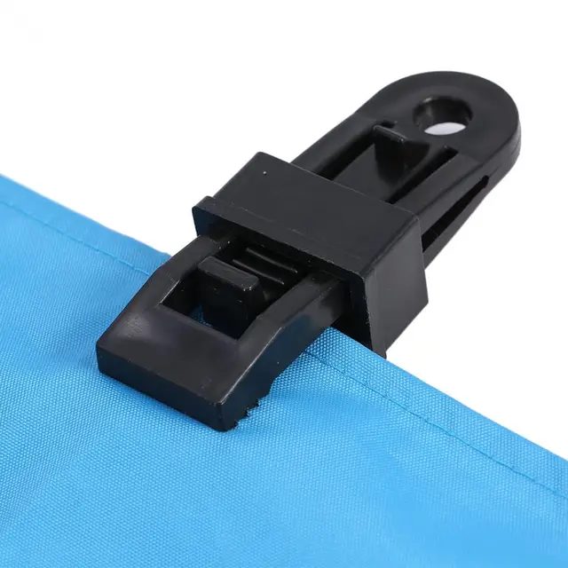 Outdoor Durable 4 Pcs Awning Clamp Tent Tarp Clips Snap Hangers Camping Survival Tool for Travel Cover Car Boat Snap Accessory