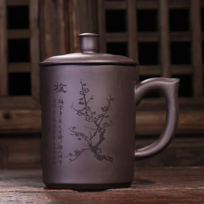 Najtaniej JIA GUI LUO 550 ML kubki do herbaty fioletowy gliny Pu er prezenty dla nauczycieli uznanie kubek kubek świąteczny kubek świąteczny s I027