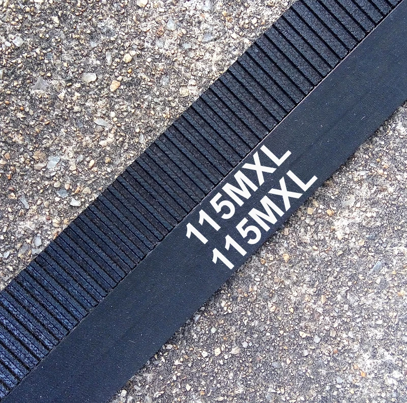 

10 pcs Timing belt 115MXL Pitch 0.08"(2.032mm) length 292.61 mm width 6mm 8mm B144 MXL 115 pulley T teeth 144 Closed-loop