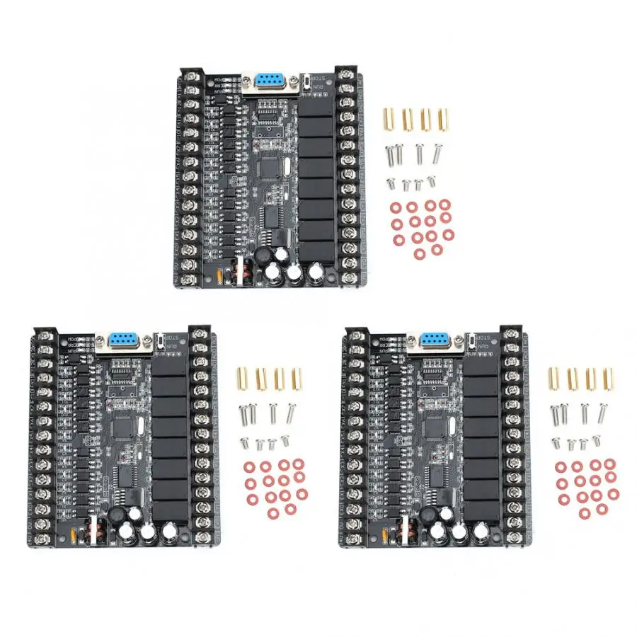 

PLC Industrial Control Board FX1N-20MR Control Module Online Download Monitor Programmable Controller DC 24V