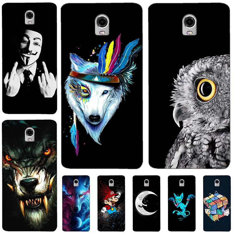 

Fashion animal Wolf Cat Dog Phone Cases For Lenovo Vibe P1 P1M Cover For Lenovo P1 P1M P1MA40 Protective Phone Case