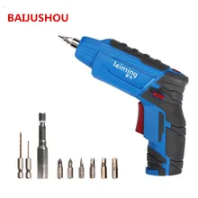 BAIJUSHOU бренд домашнего использования электрическая отвертка перезаряжаемая отвертка