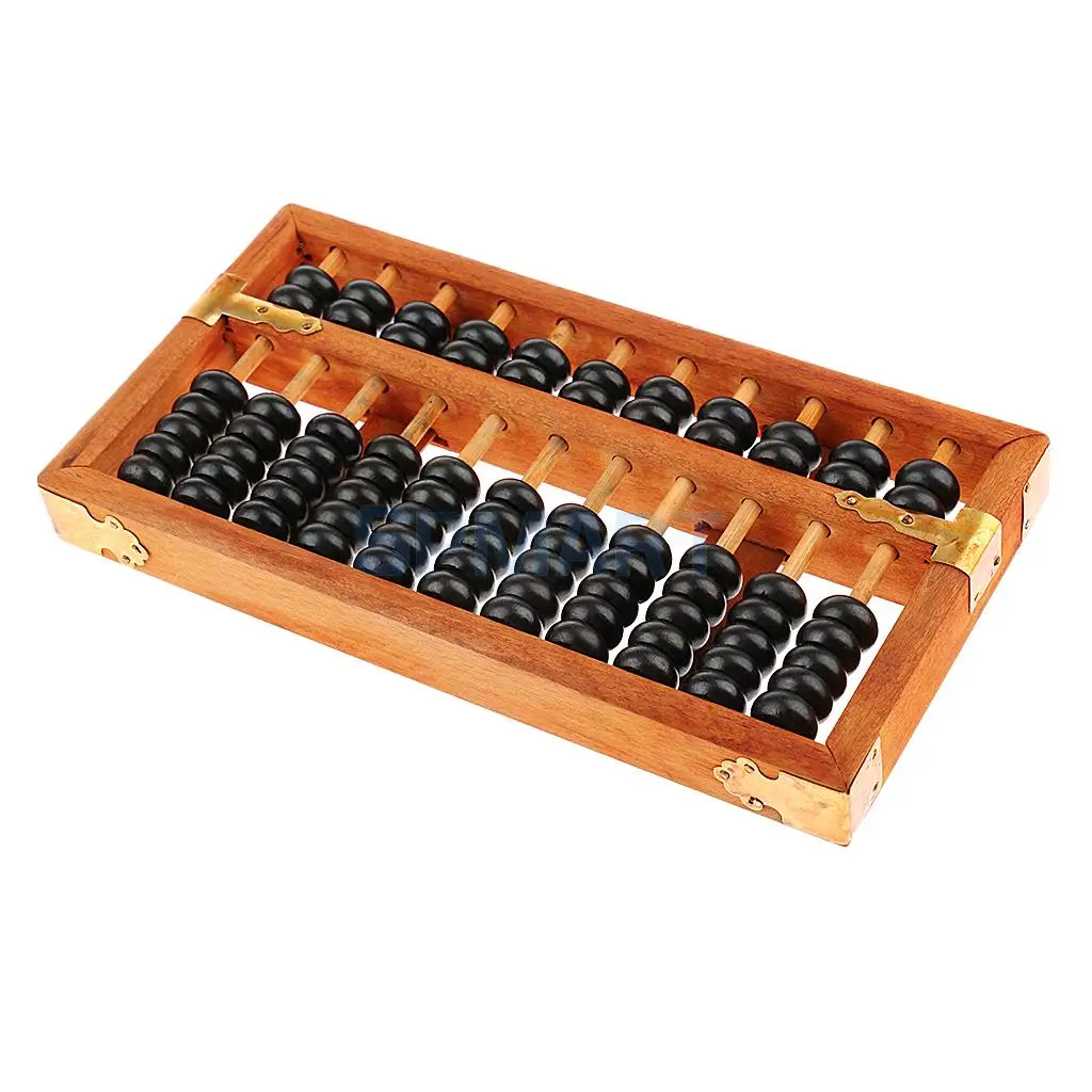 11 колонн винтажный деревянный шарик арифметика счеты расчетный инструмент с коробкой коллекционный подарок