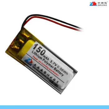 

In the core 150mAh 421230 Bluetooth remote control car keys 3.7V lithium polymer battery 401230 Rechargeable Li-ion Cell
