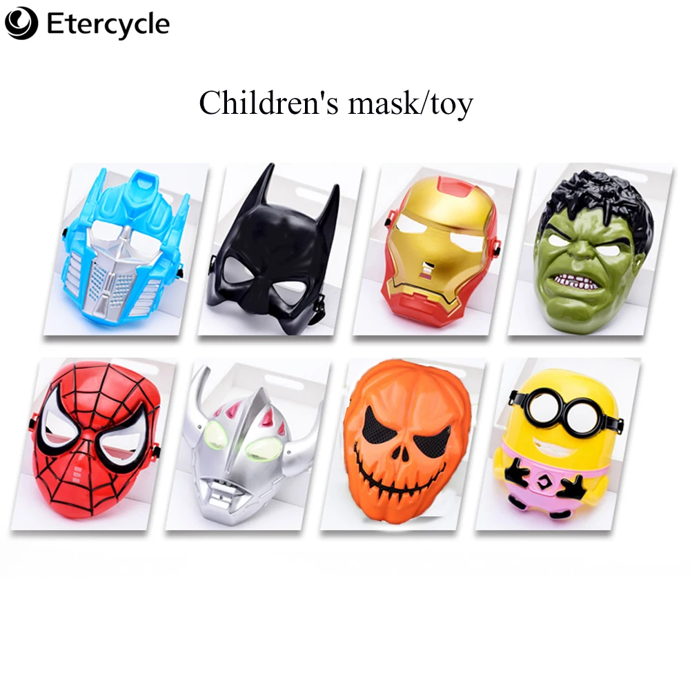 

Halloween mask Children Performance toy The Avengers mask Iron Man/Captain America/The Hulk/Spiderman/Batman Mask kids toys gift