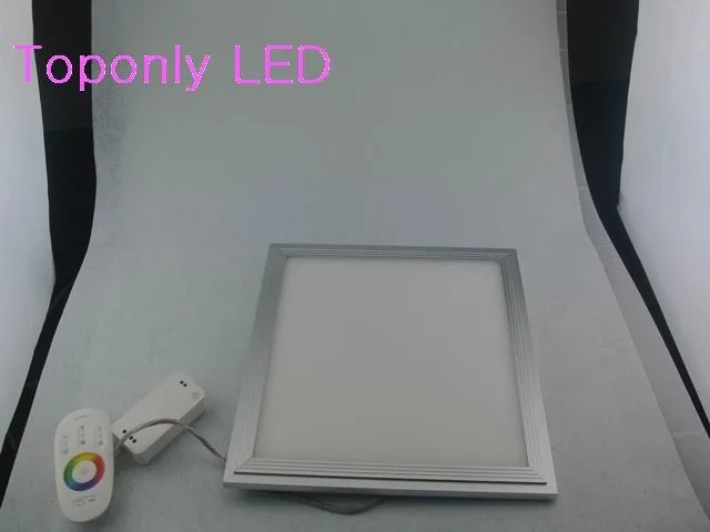 12w rgb led panel light with RF remote controller square 300x300mm embeded install AC100-240v 4pcs/lot for Matt`s sample testing led slim panel light