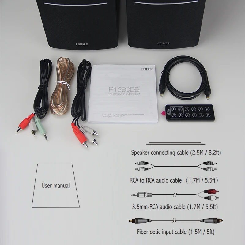EDIFIER R1280DB Высокое качество Bluetooth 4 0 динамик книжная полка мощный бас и оптический