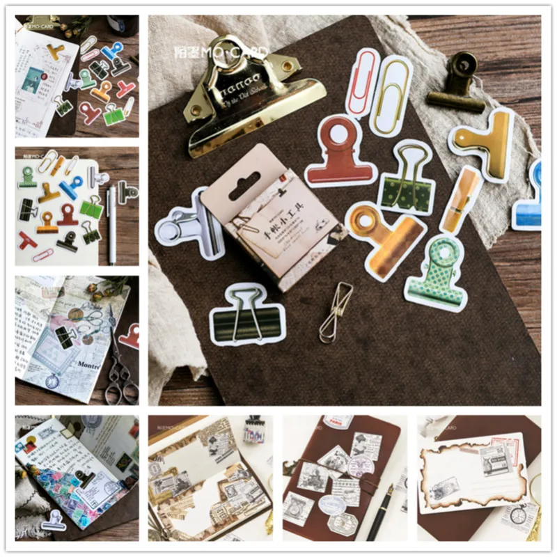 

45Pcs/set kawaii Stationery sticker lovely Small tools pattern diary school supplies stationery christmas stickers gift label
