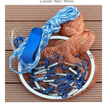 Lawaia Net Small For Fishing Mesh China Fishing Net Cast Fishing Tire Cord Folding Mesh Fly Folding 3m Craft Fish Net 2.4m-7.2m