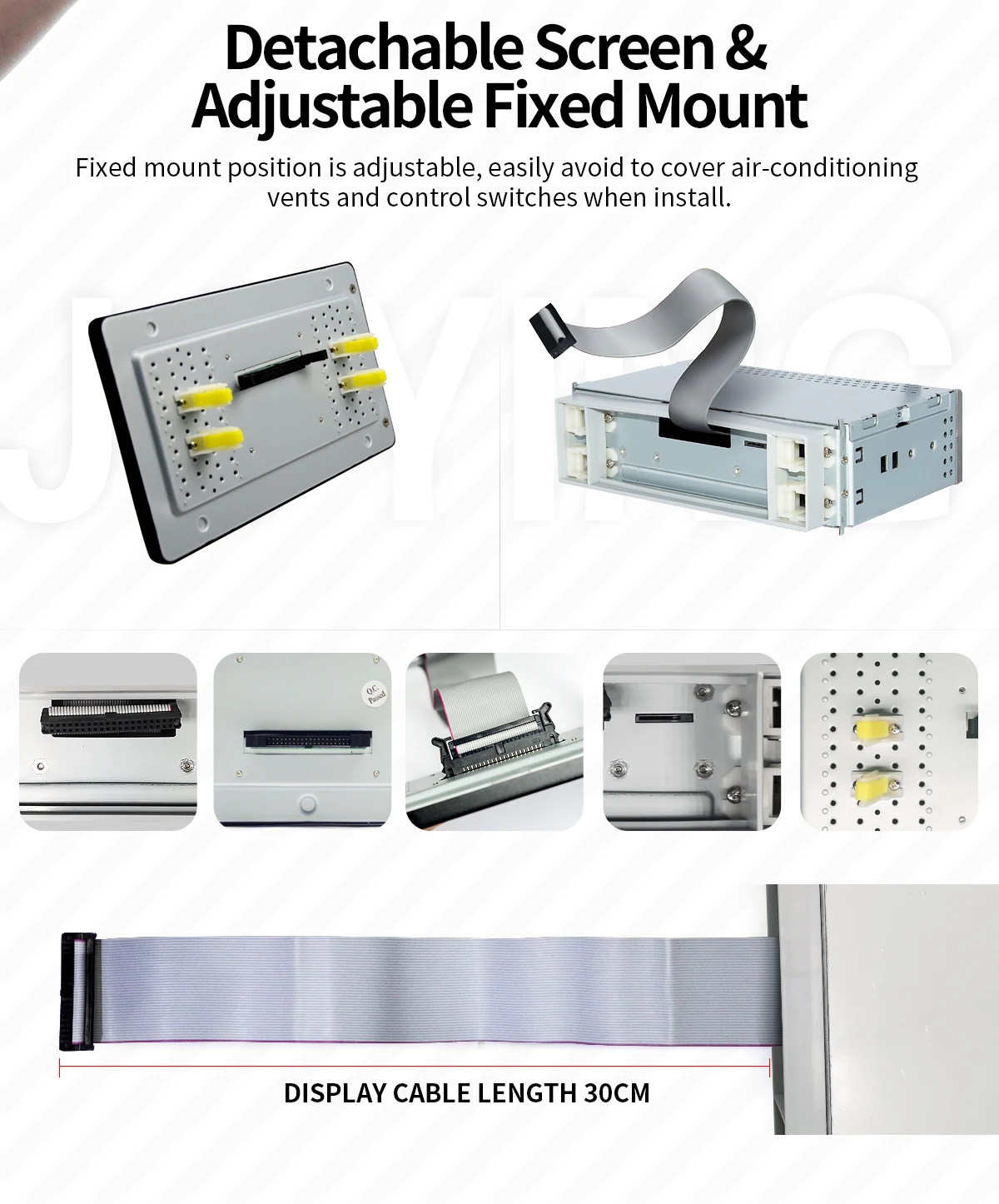 Clearance 10.1"IPS Android 8.1 Head Unit Universal Car Radio Stereo Single Din Tape Recorder Built-in DSP Carplay Zlink Multimedia Player 7