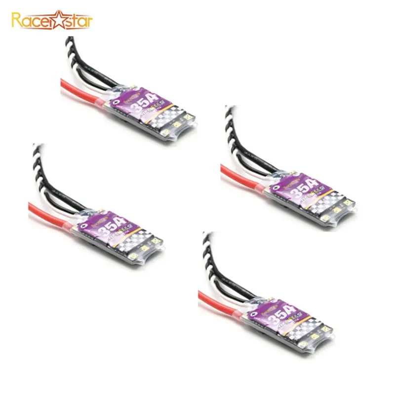 

New Arrival 4PCS Racerstar MS Series 35A ESC BLHeLi_S OPTO 2-4S Supports Oneshot125 Oneshot42 Multishot For RC Multicopter