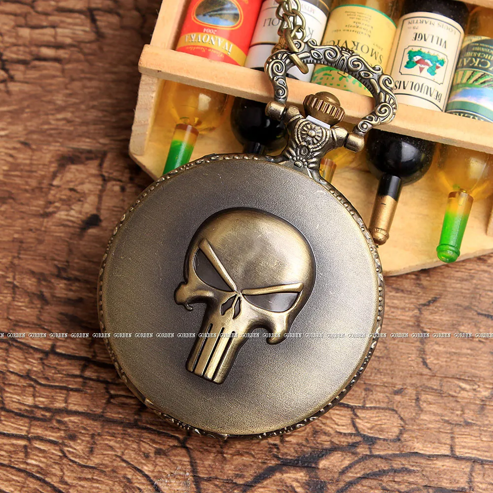One Piece Skeleton Vintage Skull Pocket Watch One piece Merchandise