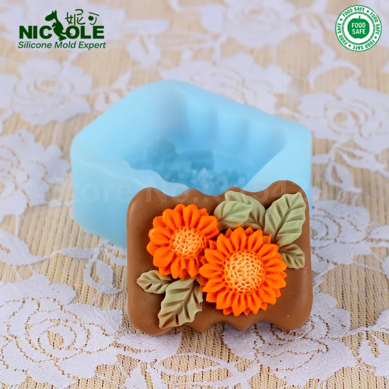 Buy Nicole R0167 Flower Soap Mould DIY Handmade