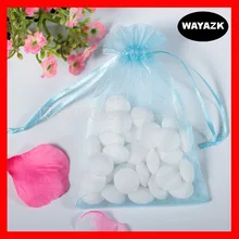 500 шт/лот) 4 размера качество органзы drawstring Подарочная сумка