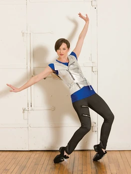 

Women Adult Street Dance Tap Dance Costume Stage Costume Pants Three Piece Set